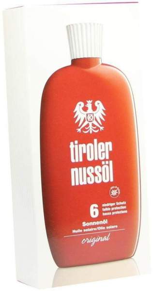 Tiroler Nussöl Original 150 ml Sonnenöl Wasserfest Lsf 6