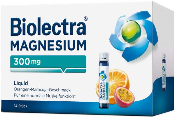 Biolectra Magnesium 300 mg Liquid 14 Trinkfläschchen
