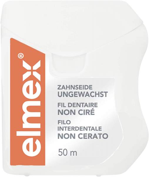 Elmex Zahnseide ungewachst 50 m