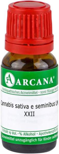 Cannabis Sative E Seminibus Lm 22 Dilution 10 ml