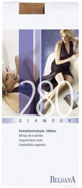 Belsana Glamour Ad Normal L Siena 280den Mit Spitze 2 Stück