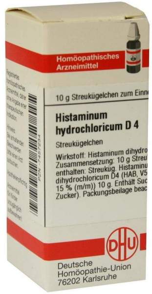 Histaminum Hydrochloricum D 4 Globuli
