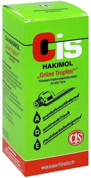 Hakimol Grüne Wasserlsg Vet 100 ml