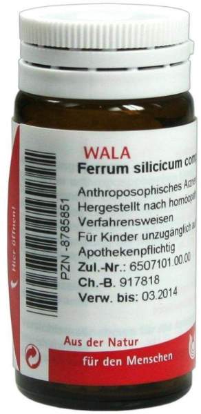 Wala Ferrum silicium comp. 20 g Globuli