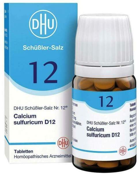 Dhu Schüßler-Salz Nr. 12 Calcium Sulfuricum D12 80 Tabletten