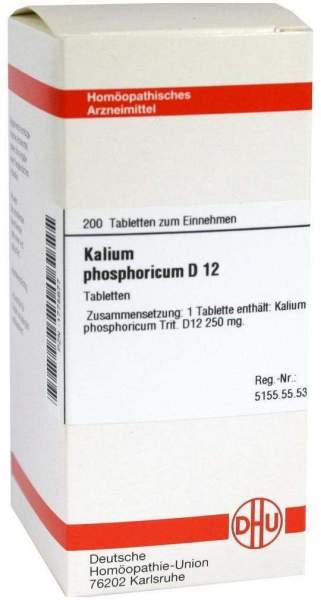 Kalium Phosphoricum D12 Dhu 200 Tabletten