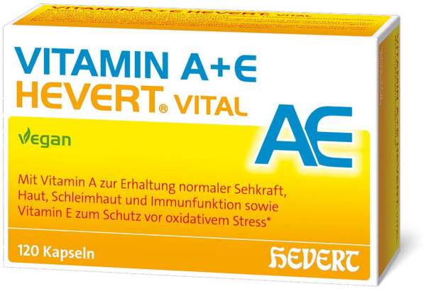 Vitamin A + E Hevert Vital 120 Kapseln