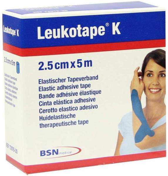 Leukotape K 2,5cm Blau