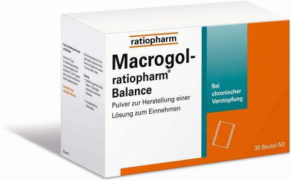 Macrogol-Ratiopharm Balance 30 Beutel Pulver