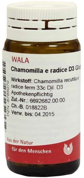 Wala Chamomilla E Radix D 3 Globuli