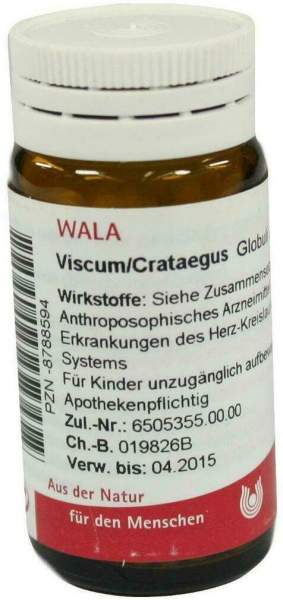 Wala Viscum Crataegus 20 G Globuli