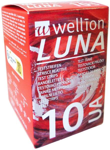 Wellion Luna Harnsäureteststreifen