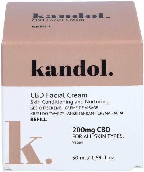 Kandol.CBD facial cream 24h Pflege refill 50 ml