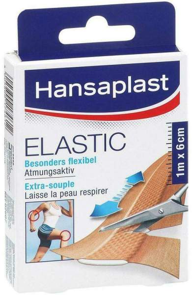Hansaplast Elastic Pflaster 1 M X 6 cm