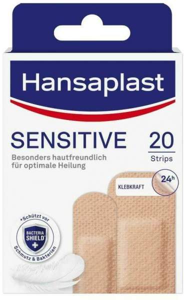 Hansaplast Sensitive Pflasterstrips Hautton light 20 Stück