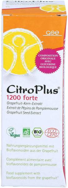 Gse Citroplus 1200 Forte Bio Grapefruitkernextrakt 50 ml