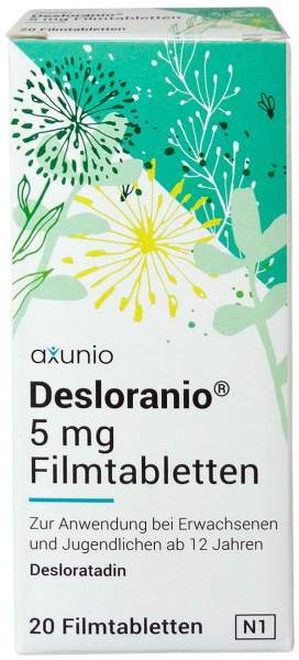 Desloranio 5 mg Filmtabletten 20 Stück