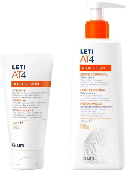 LETI AT4 Intensivcreme 100 ml + LETI AT4 Körpermilch 250 ml