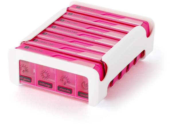 WEPA 7 Tage Compact Wochenmagazin weiß-pink
