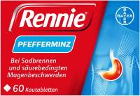 Rennie Pfefferminz 60 Kautabletten