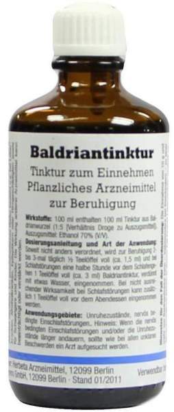 Baldrian Tinktur Herbeta Dab 8 100 ml Tinktur