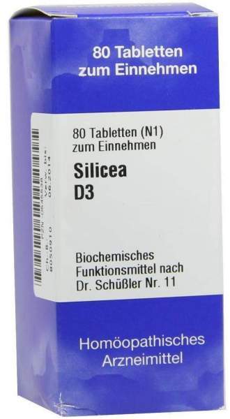 Biochemie 11 Silicea D 3 80 Tabletten