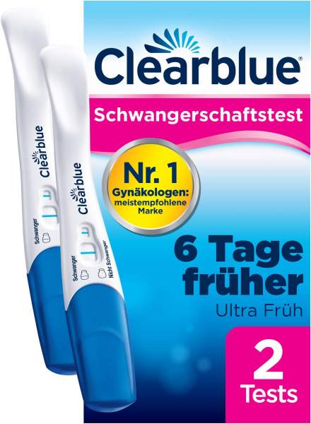 Clearblue Schwangerschaftstest Frühe Erkennung 2 Stück