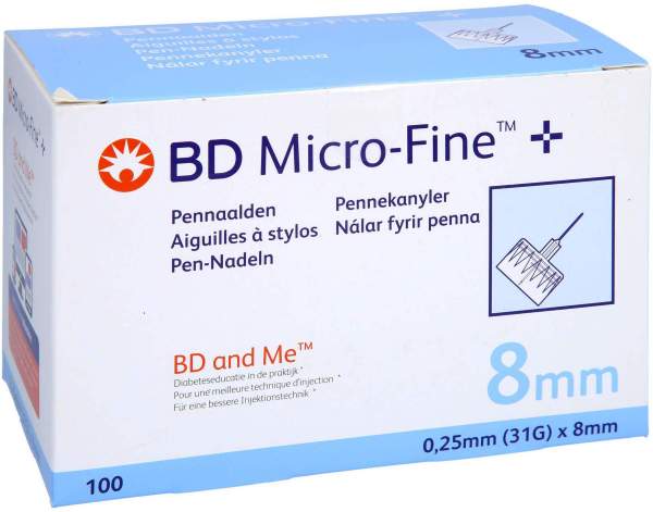 Bd Micro-Fine+ Pen-Nadeln 0,25 X 8 mm 100 Stück