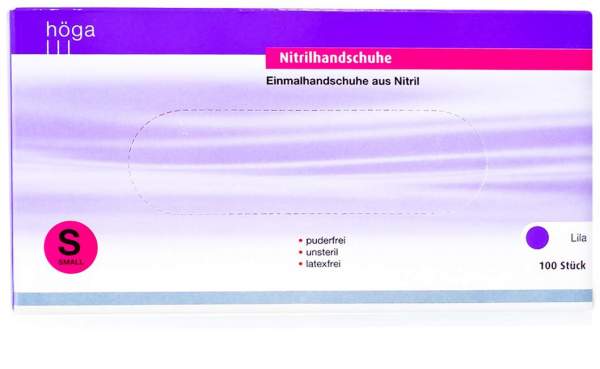 Nitril Handschuhe Puderfrei Gr.S Lila