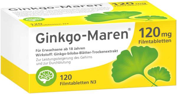 Ginkgo Maren 120 mg 120 Filmtabletten