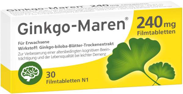 Ginkgo Maren 240 mg 30 Filmtabletten