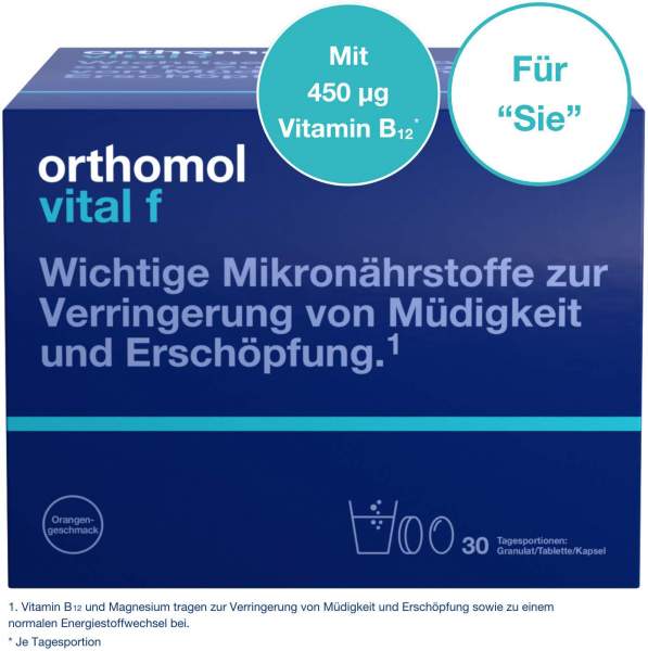 Orthomol Vital F 30 Tagesportionen Granulat 1 Kombipackung