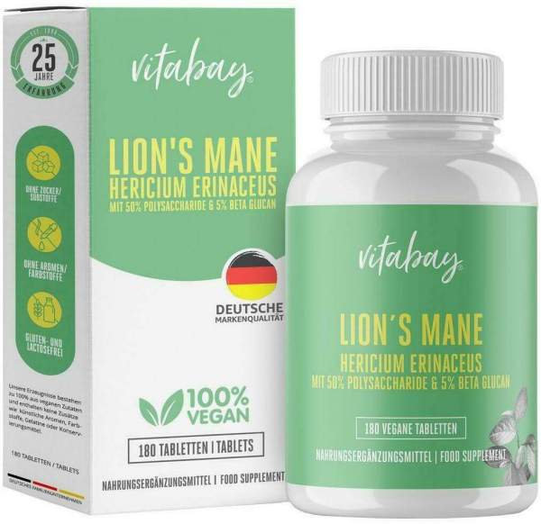 Lion s Mane Hericium Erinaceus 60000mg Hochdos.Tab
