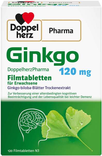 Ginkgo DoppelherzPharma 120 mg 120 Filmtabletten
