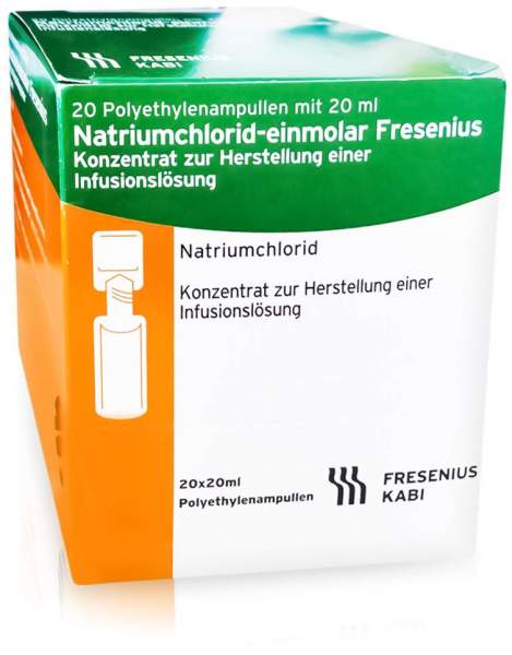 Natriumchlorid-einmol.Fresenius PE-Ampullen 20x20ml