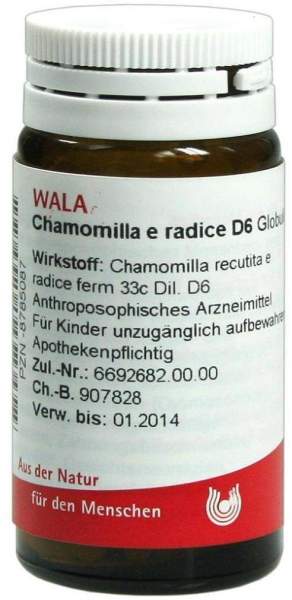Chamomilla E Radix D 6 Globuli