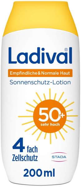 Ladival empfindliche &amp; normale Haut Sonnenschutz-Lotion LSF 50+ 200 ml