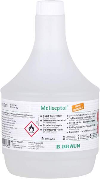 Meliseptol Schnelldesinfektion Handsprühflasche 1000 ml Lösung