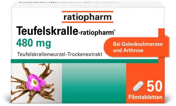 Teufelskralle-Ratiopharm 480 mg - 50 Filmtabletten