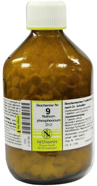 Biochemie 9 Natrium Phosphoricum D 12 1000 Tabletten