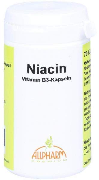 Niacin Vitamin B3 70 Kapseln