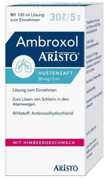 Ambroxol Aristo Hustensaft 30 mg Je 5 ml Lösung 100 ml