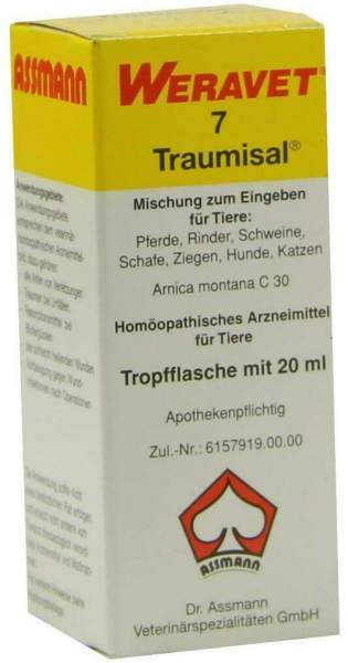 Traumisal 7 Tropfen vet. 20 ml Tropfen