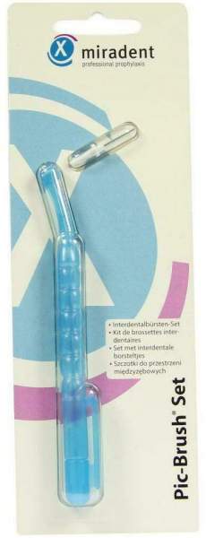 Miradent Interdentalbürste Pic-Brush 1er Set Blau T