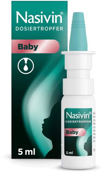 Nasivin Dosiertropfer Baby ohne Konservierungsstoffe 5 ml Nasentropfen