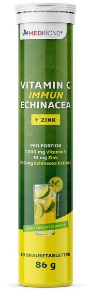 Vitamin C Immun-Echinacea Medibond 20 Brausetabletten