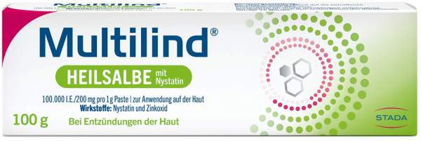 Multilind Heilsalbe mit Nystatin und Zinkoxid 100 g