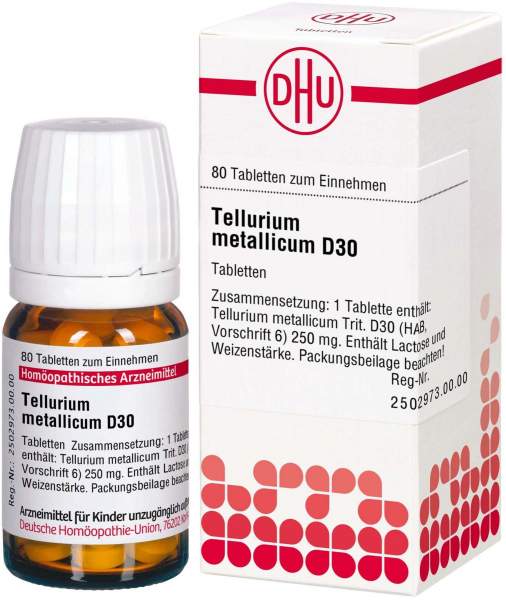 Tellurium Metallicum D 30 Tabletten