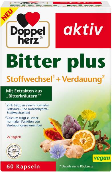 Doppelherz Aktiv Bitter Plus 60 Kapseln