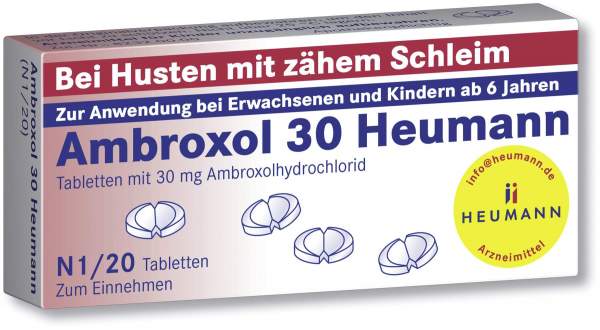 Ambroxol 30 Heumann Tabletten 20 Tabletten